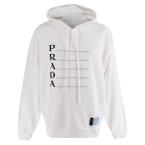 red and white prada shirt|prada white hoodie.